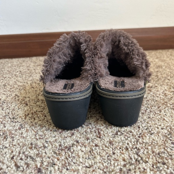 Crocs Cobbler Eva Women's Size 8 Brown Faux Fur Lined Clogs Mules Shoes (11552) - Picture 4 of 11